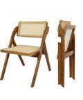 Levede 6X Foldable Rattan Dining Chairs-1966287368277331969
