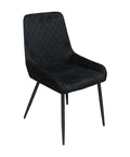 Dining Chairs x 8 Padded Seat Soft Velvet-1950769994770026497