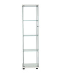 Stacked Display Cabinet Tempered Glass White-1954803004272152577
