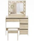 Levede Dressing Table Stool Set Makeup Mirror Led-1950770004920242177