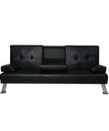 Levede Sofa Bed Adjustable Recliner Black-1954803010626523137