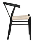 Levede 4x Dining Chairs Wooden Hans Black-1966287363428716545