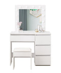 Levede Dressing Table Vanity Set Stool-1954802330440437761