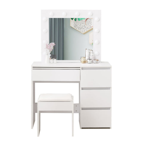 Levede Dressing Table Vanity Set Stool-1954802330440437761