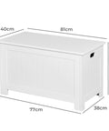 Levede Kids Toy Box Storage Chest Cabinet White-1954802614306738178