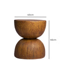 Levede Side Table Terrazzo Coffee Tables Oak-1954802989193629698