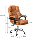 Levede Gaming Chair Office Computer Brown No Footrest-1954802891122413570