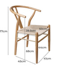 Levede 6x Dining Chairs Wooden Hans-1966287380625362946