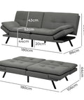 Levede Sofa Bed Futon Recliner Lounge-1954802387113873410