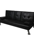 Levede Sofa Bed Adjustable Recliner Black-1954803010626523139