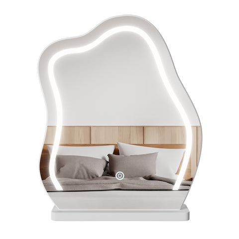 Levede Dressing Table Stool Set with Mirror Led-1954802443267215363