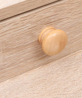 Levede Dressing Table Stool Set Oak-1954802443070083076