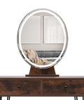 Levede Dressing Table LED Light Strip Brown-1954802443464347652