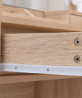 Levede Dressing Table Stool Set Oak-1954802443070083077