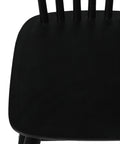 Levede 8x Dining Chairs Kitchen Winsor Black-1966287360027136005