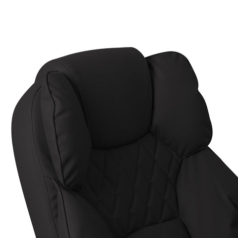 Levede Gaming Chair Office Computer Black No Footrest-1954802890694594565