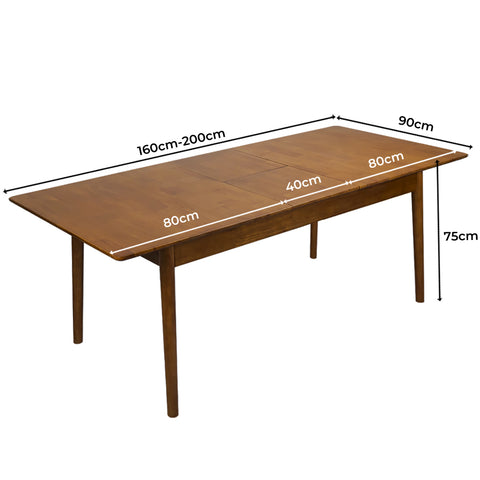 Levede Dining Table Extendable 1.6-2M-1954802996990840834