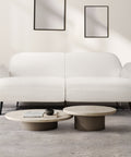 Levede Cloud Sofa 3 Seater Sherpa Fleece White-1954802386396647430