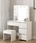 Levede Dressing Table Vanity Set Stool-1954802330440437767